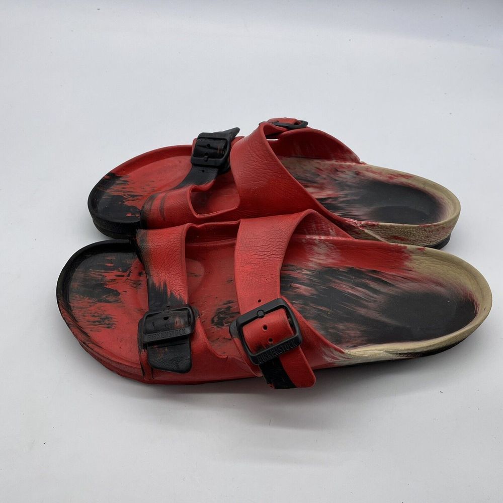 Birkenstock Red and Black Sandals - Picture 4 of 8